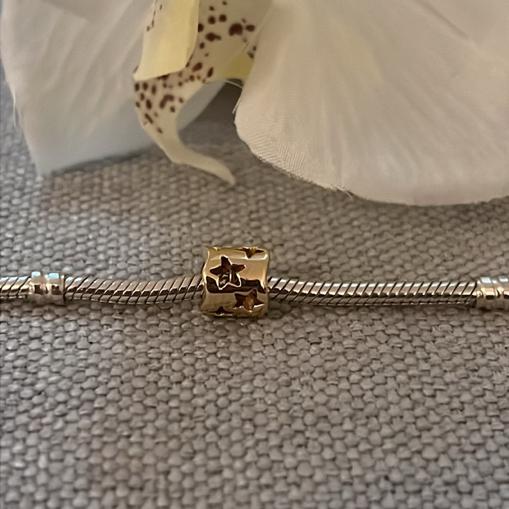 Pandora 14K Seeing Stars Charm - Rare!